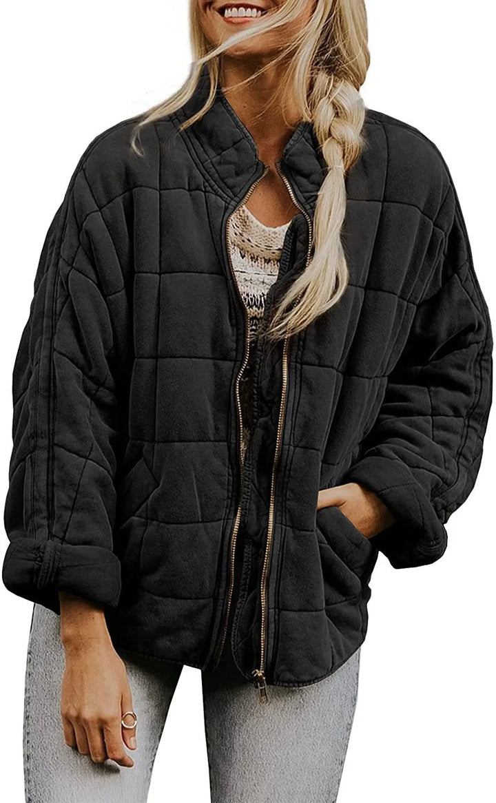 Larissa Quilted Bomber Jacket