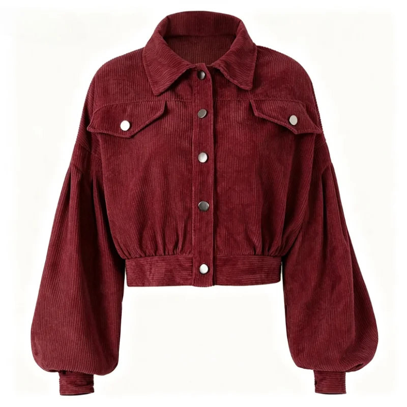 Isadora Corduroy Crop Jacket