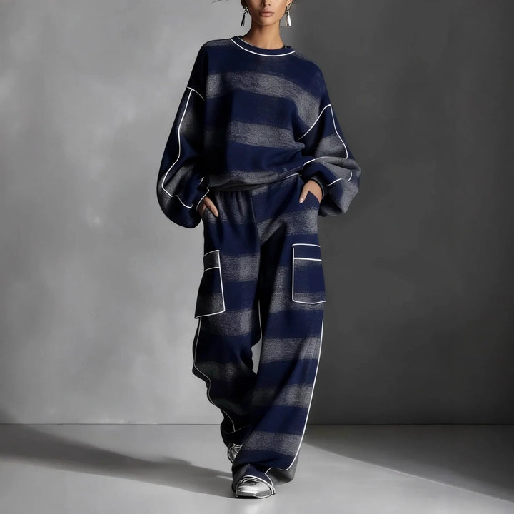 Marlene Plaid Loose Two-Piece Set
