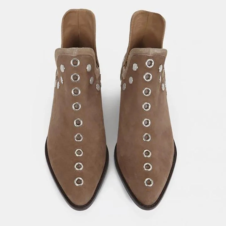 Marisette Stud Pointed Ankle Boot