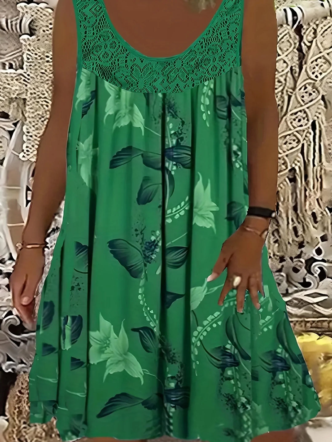 Paula Casual Floral Midi Dress