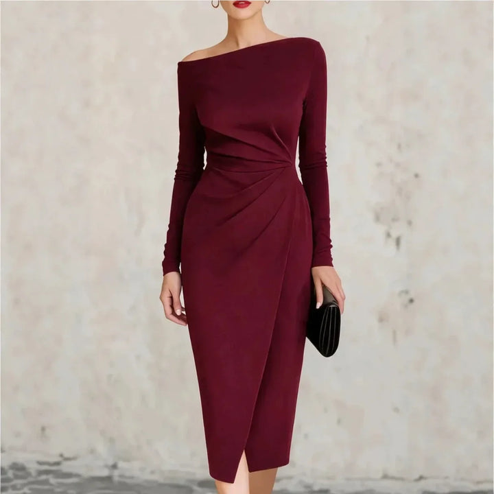 Mirabel Twisted Waist Midi Dress