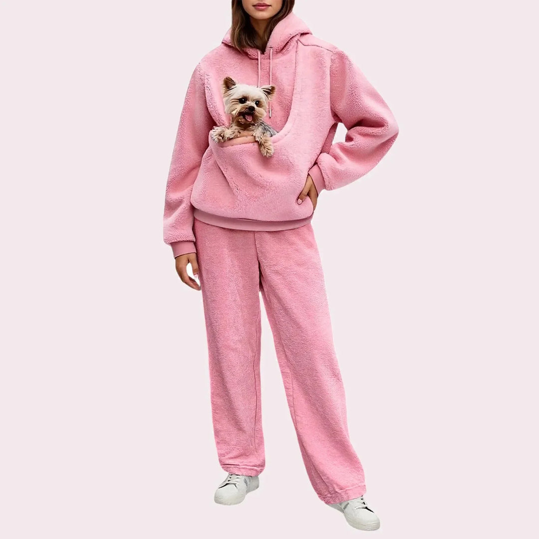 Wren Pet Pocket Hoodie Set