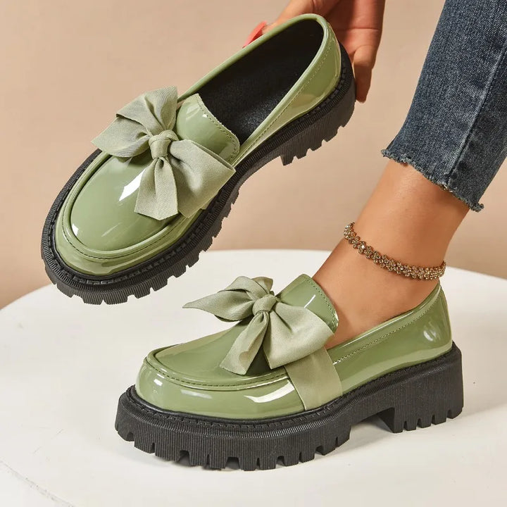 Soana Bow Rise Platform Loafers