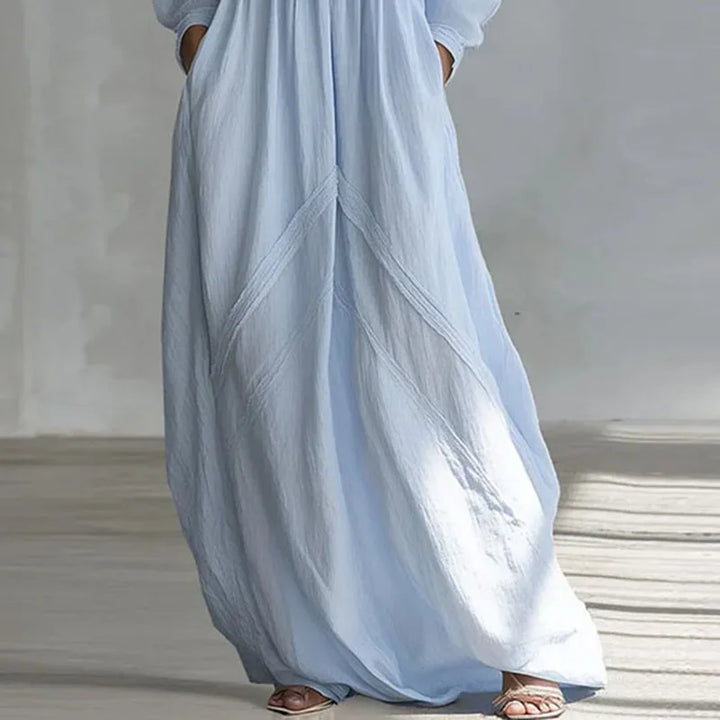 Coralie Deep V  Maxi Dress