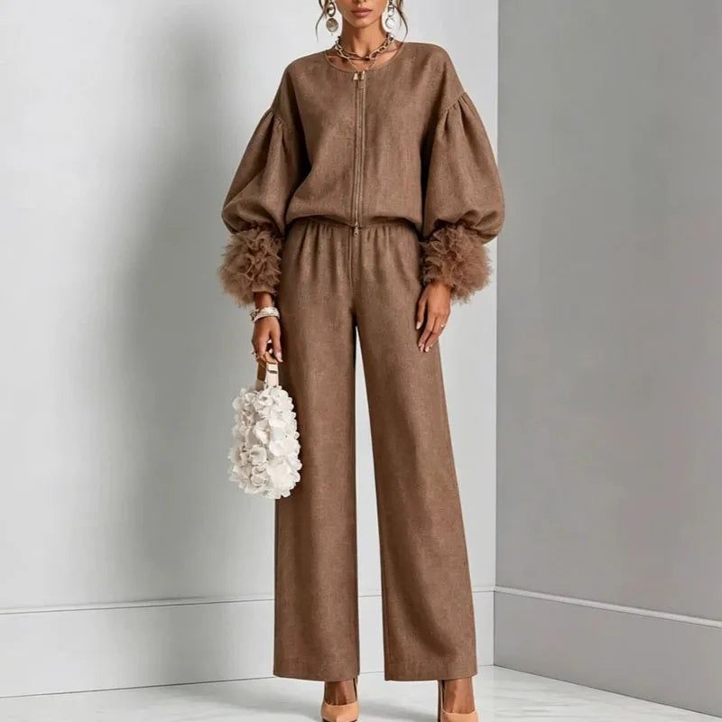 Bellamy Lantern Sleeve Two-Piece Set