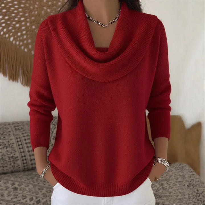 Josie Cowl Neck Knit Sweater
