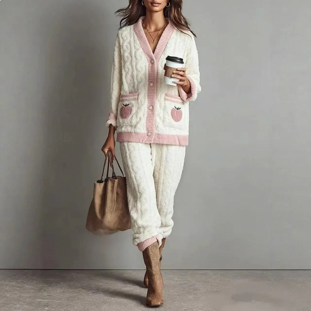 Hollis Cable Knit Pajama Set