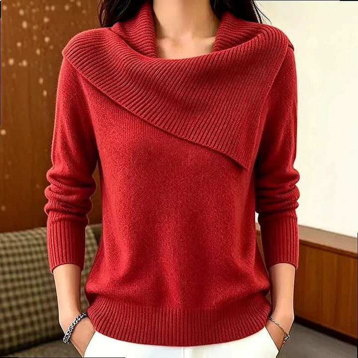 Vivienne Foldover Collar Sweater