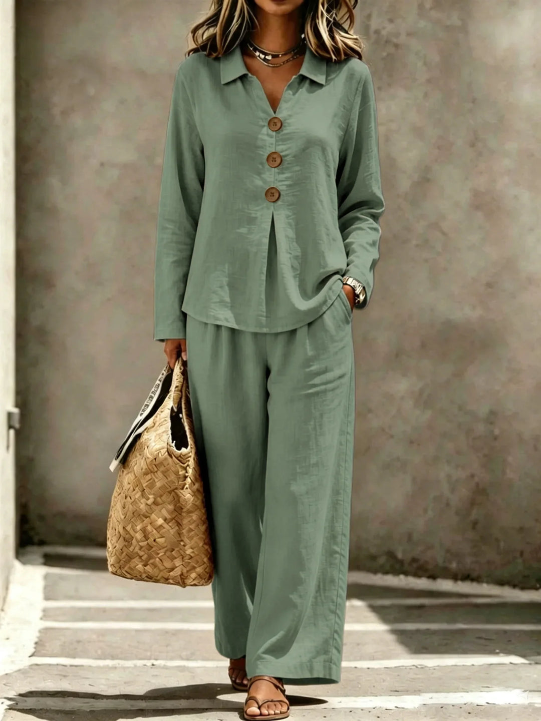 Sarah Long Sleeve Matching Set