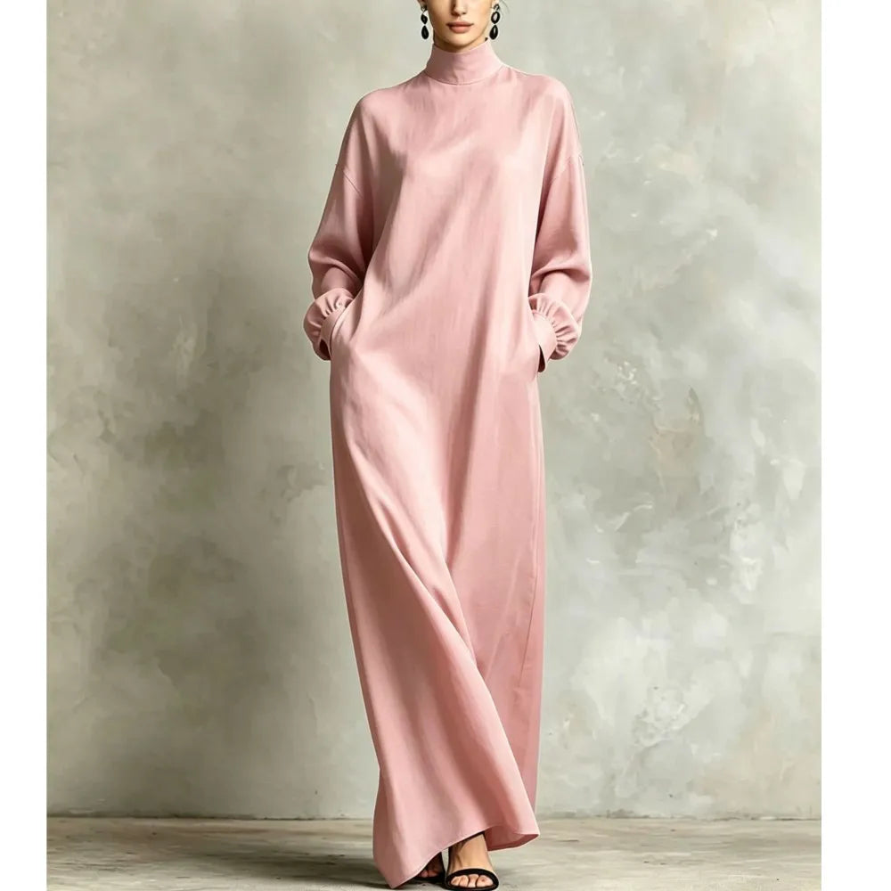 Lucia Turtleneck Maxi Dress
