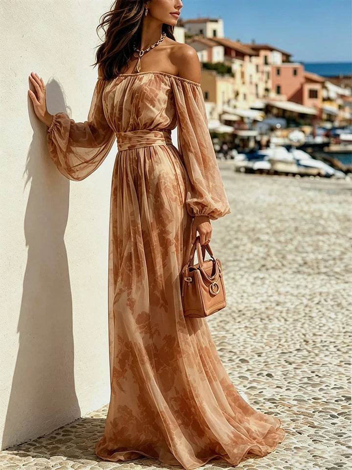 Talia Off Shoulder Maxi Dress