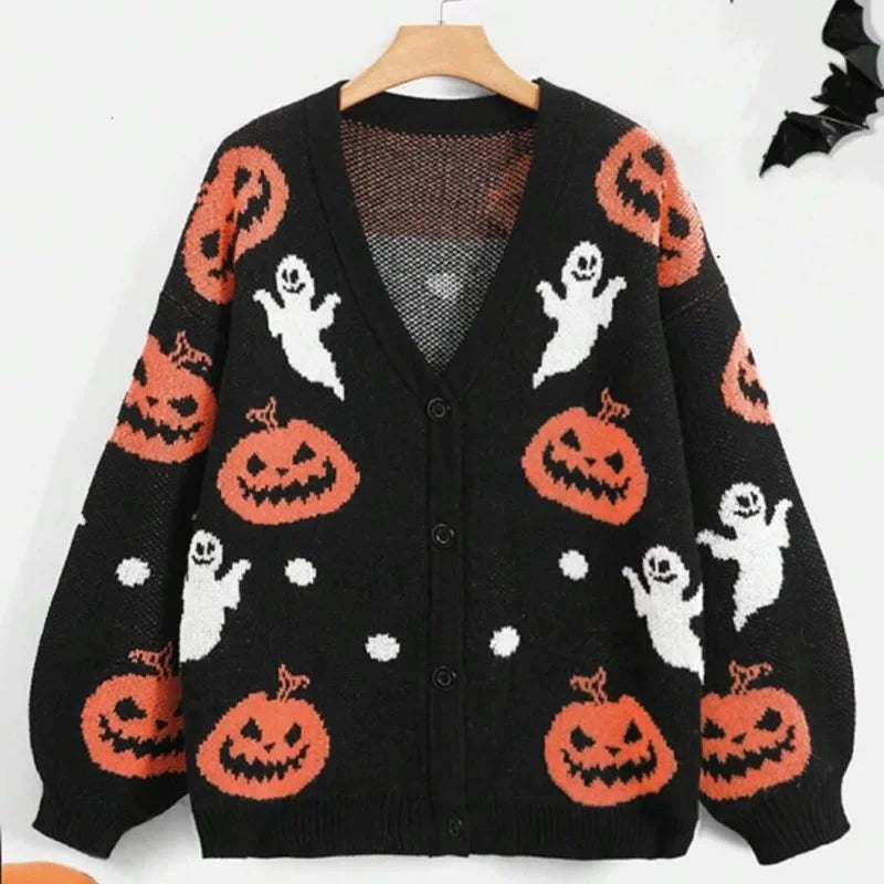 Sadona Pumpkin Ghost Cardigan