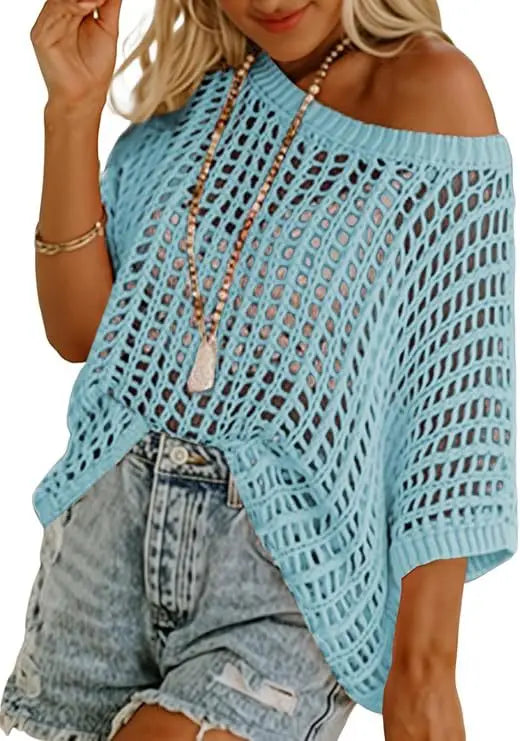 Monica Open Knit Sweater