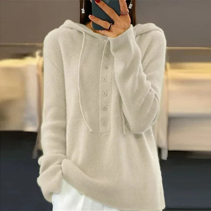 Adalyn Button Front Hoodie