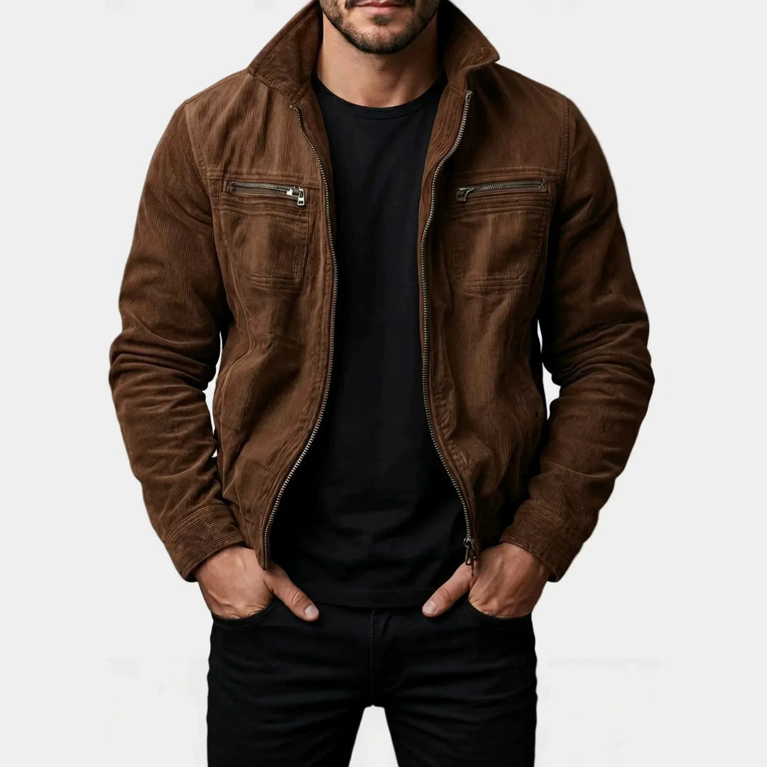 Oberon Corduroy Moto Jacket
