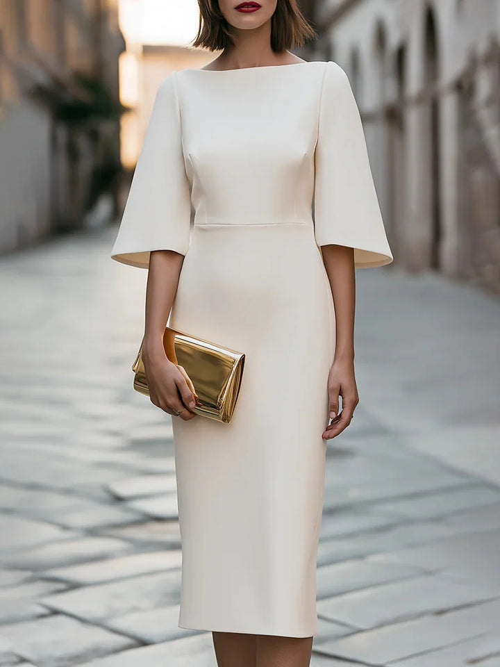 Linda Bell Sleeve Midi Dress