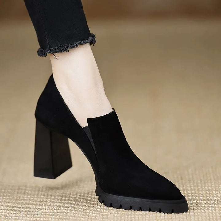 Xanthe Block Heel Pump