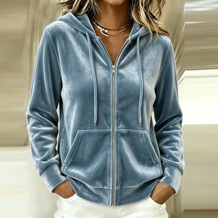 Adelaide Drawstring Hood Jacket