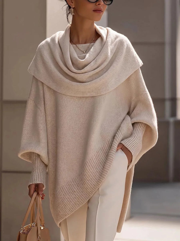 Zuzanna Scarf Collar Poncho