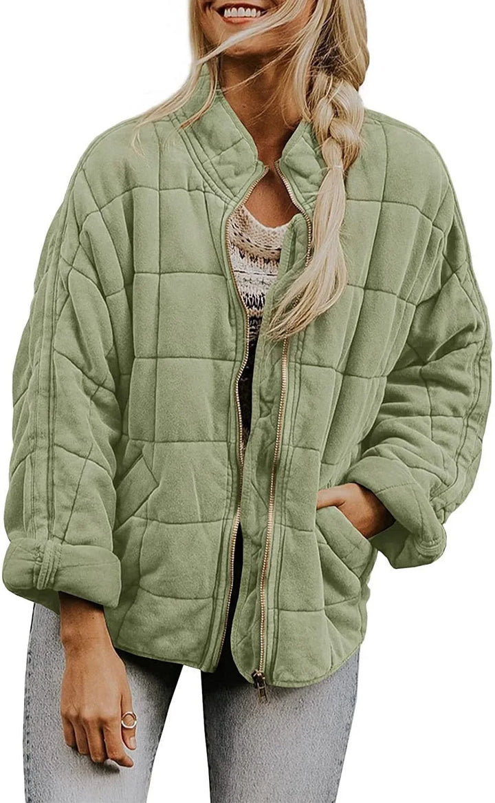 Larissa Quilted Bomber Jacket