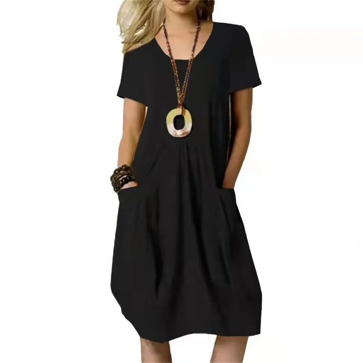 AbhigailCasual Pocket Midi Dress
