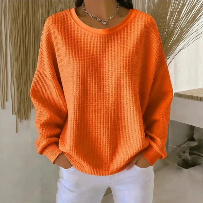 Marigold Waffle Knit Top