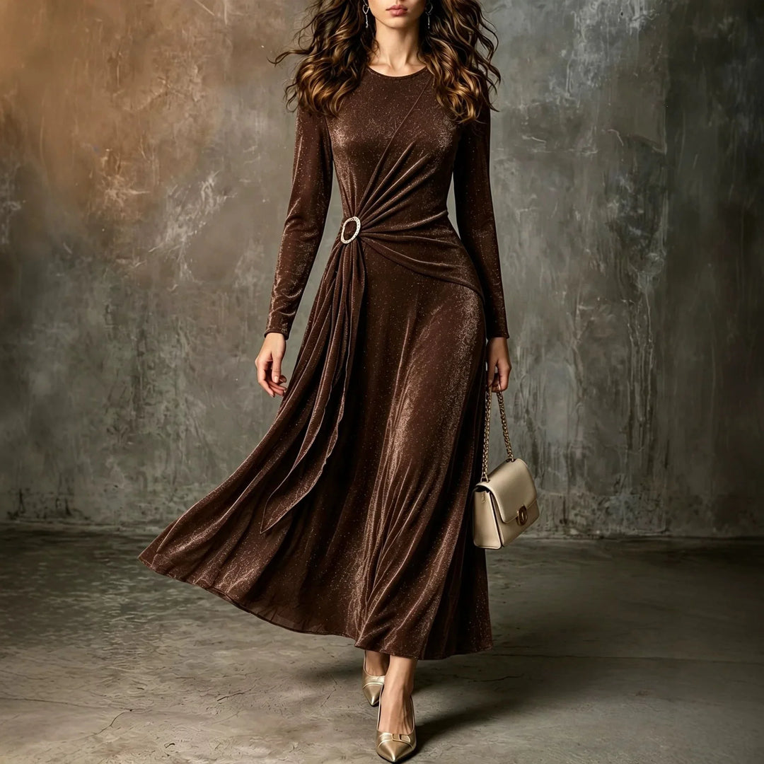Liora Gathered Waist Dress