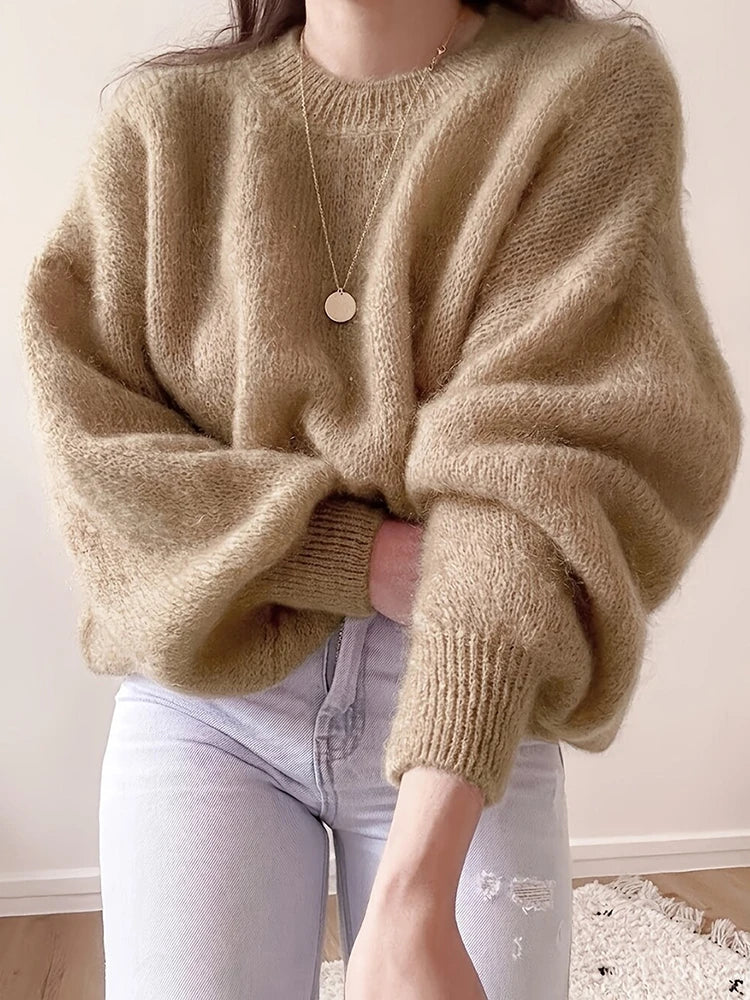 Junia Fuzzy Knit Pullover