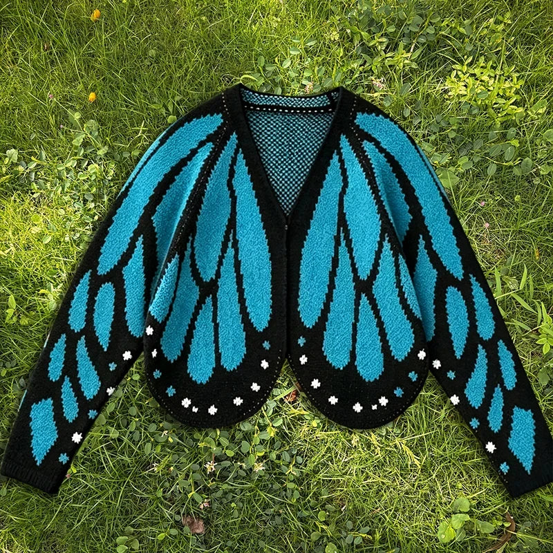 Emery Open Front Butterfly Cardigan