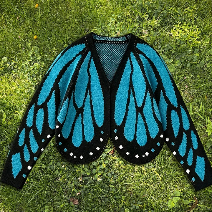 Emery Open Front Butterfly Cardigan