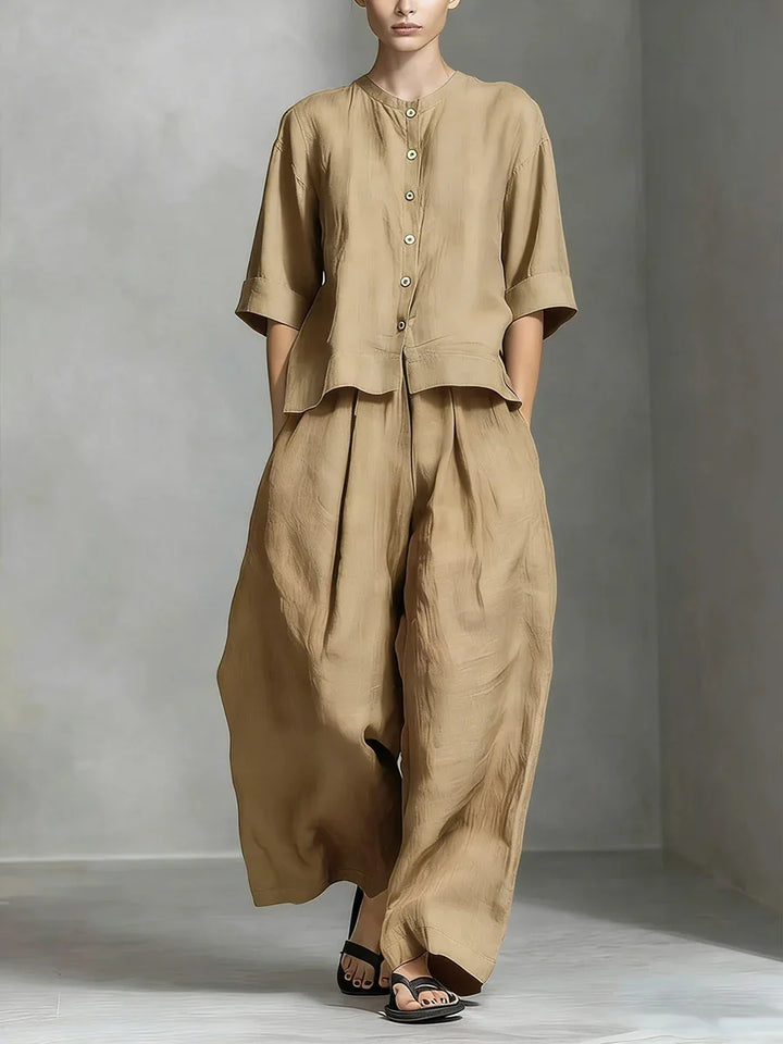 Helena Summer Linen Matching Set