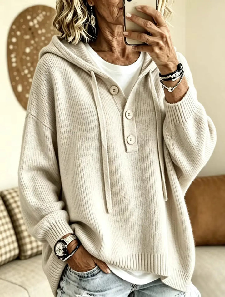 Fernwood Button Placket Hoodie