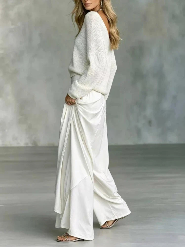 Amara Off Shoulder Knit Set