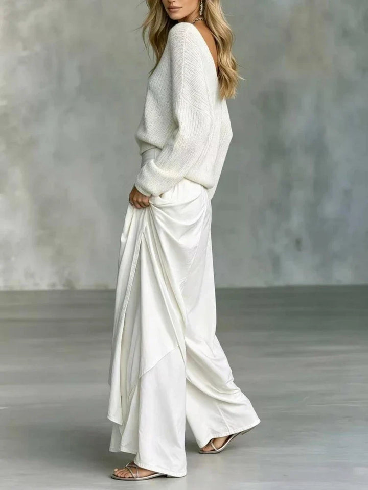 Amara Off Shoulder Knit Set