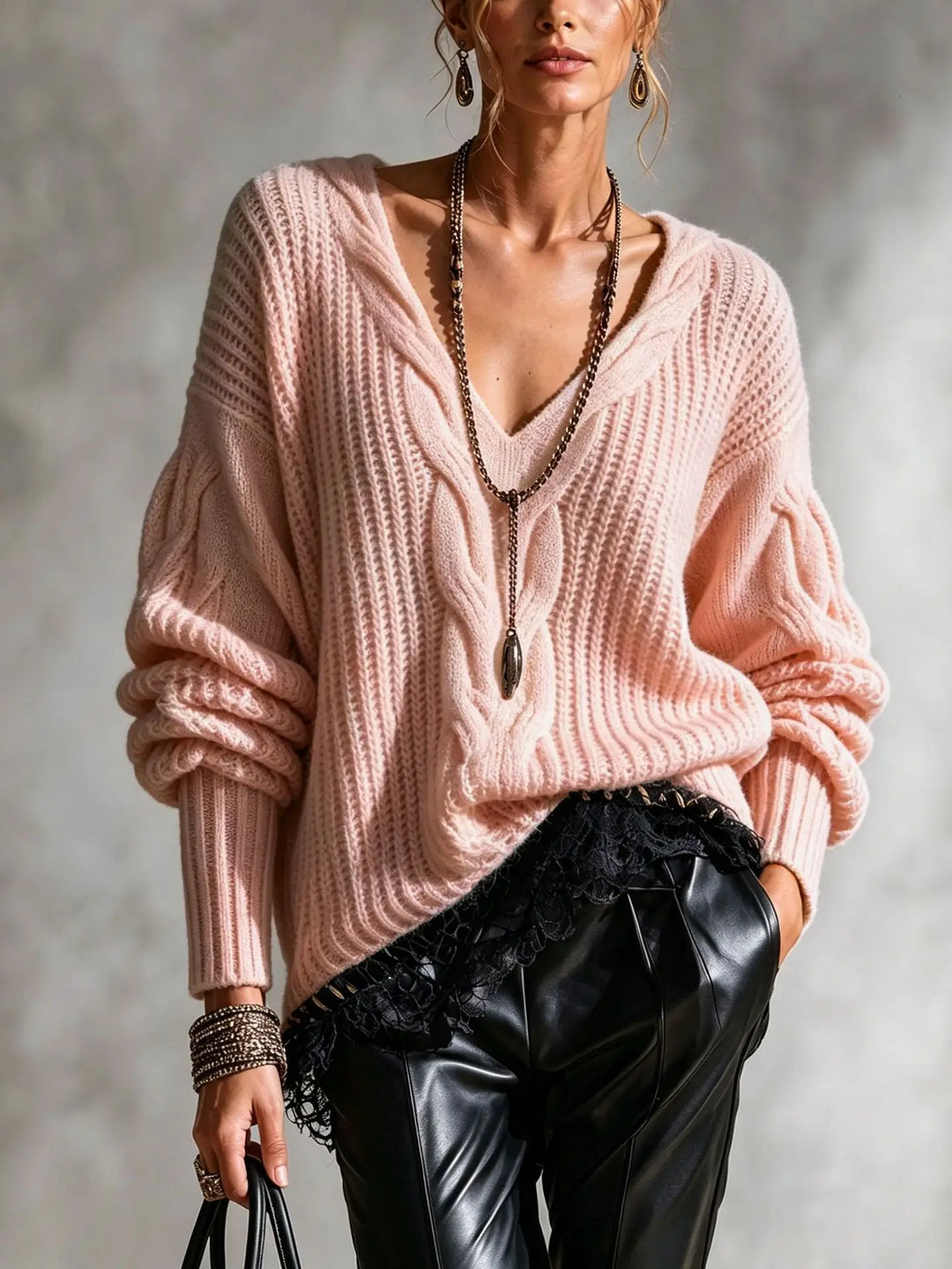 Rosalind Cable Knit Sweater