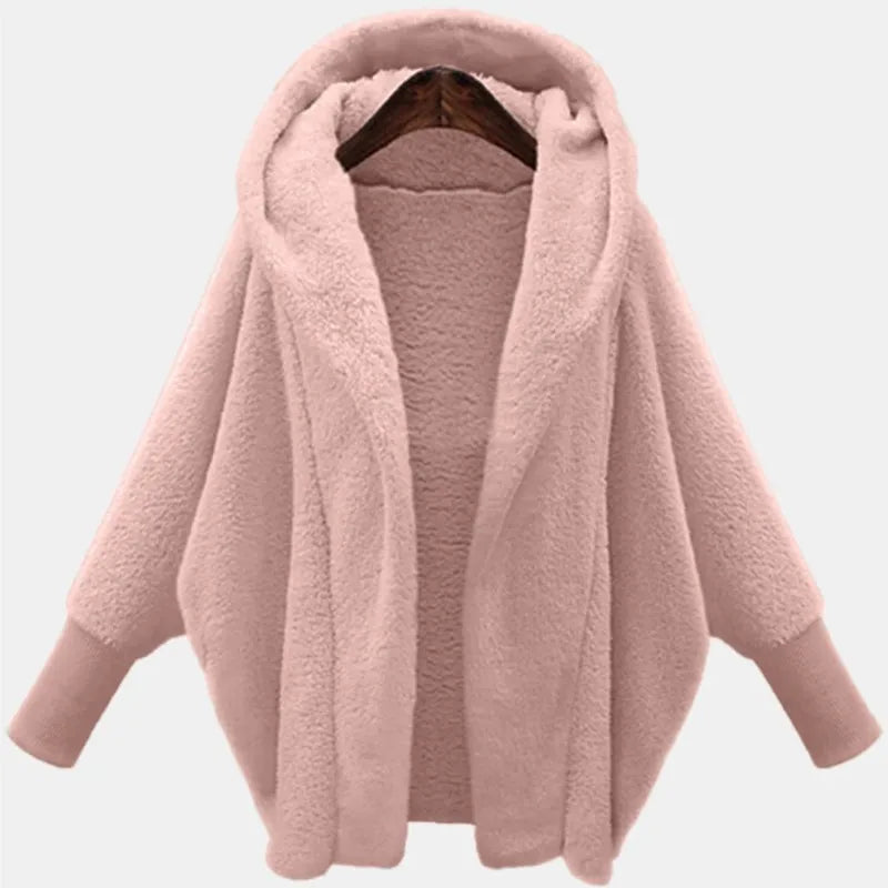Marisette Open Front Fleece Coat