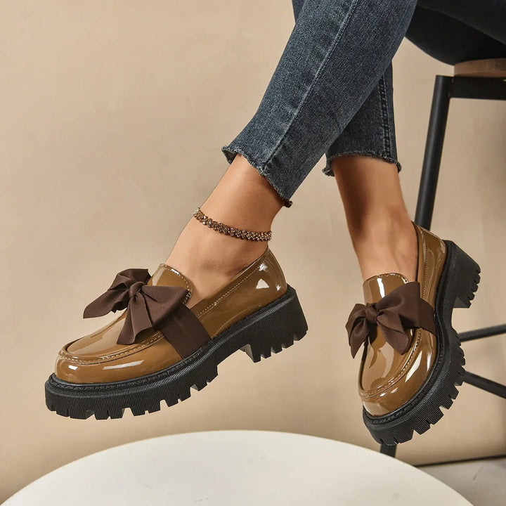Soana Bow Rise Platform Loafers