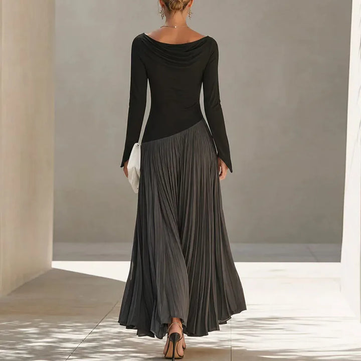 Anna Flowing Draped Maxi Dress