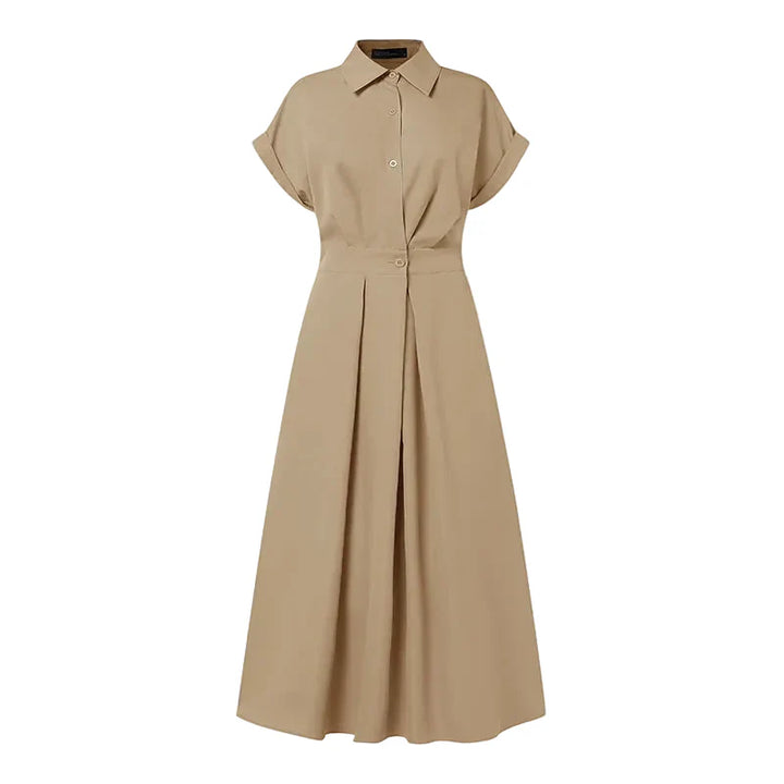 Maren Relaxed Short Sleeve Midi Dress