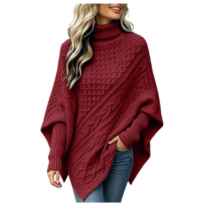 Bronwen Cable Knit Poncho