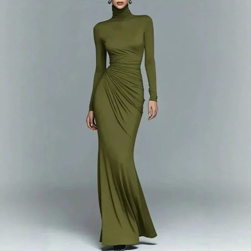 Harmony Turtleneck Maxi Dress