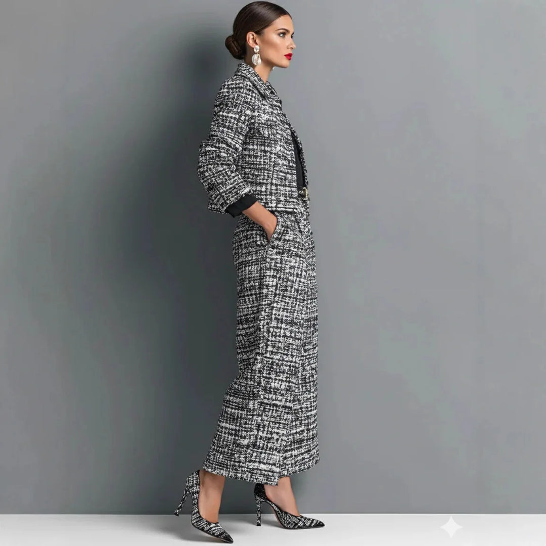 Marielle Notch Lapel Jacket Set