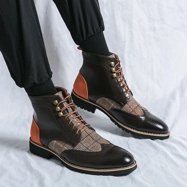 Mercer Wingtip Ankle Boots