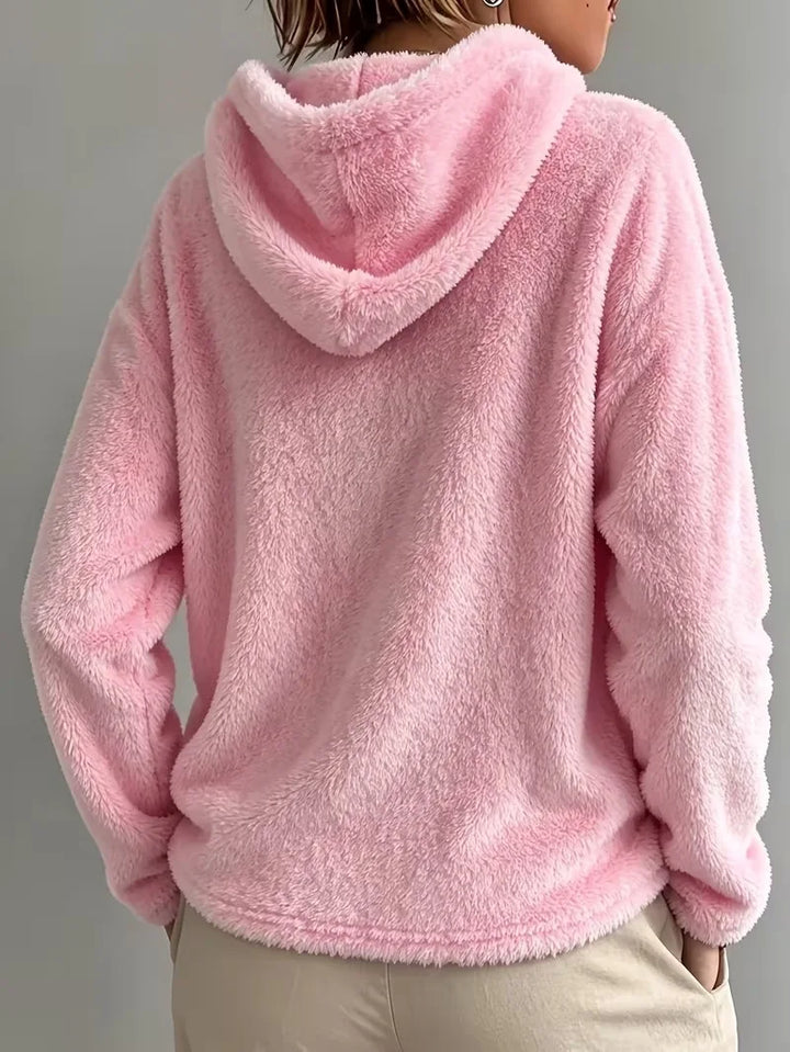 Winslet Fuzzy Fleece Hoodie