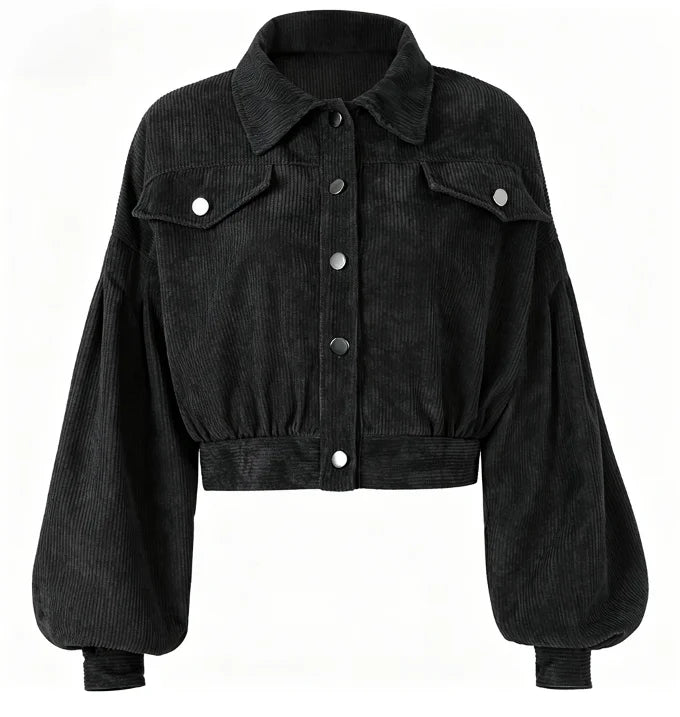 Isadora Corduroy Crop Jacket