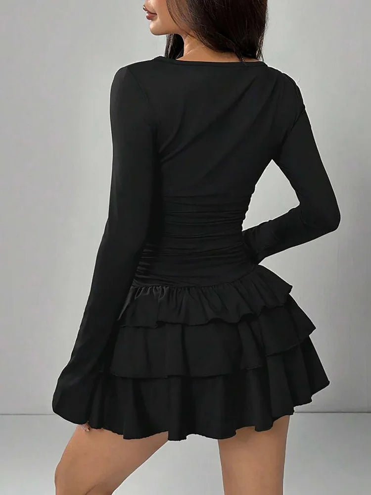 Adalyn Ruched Waist Mini Dress