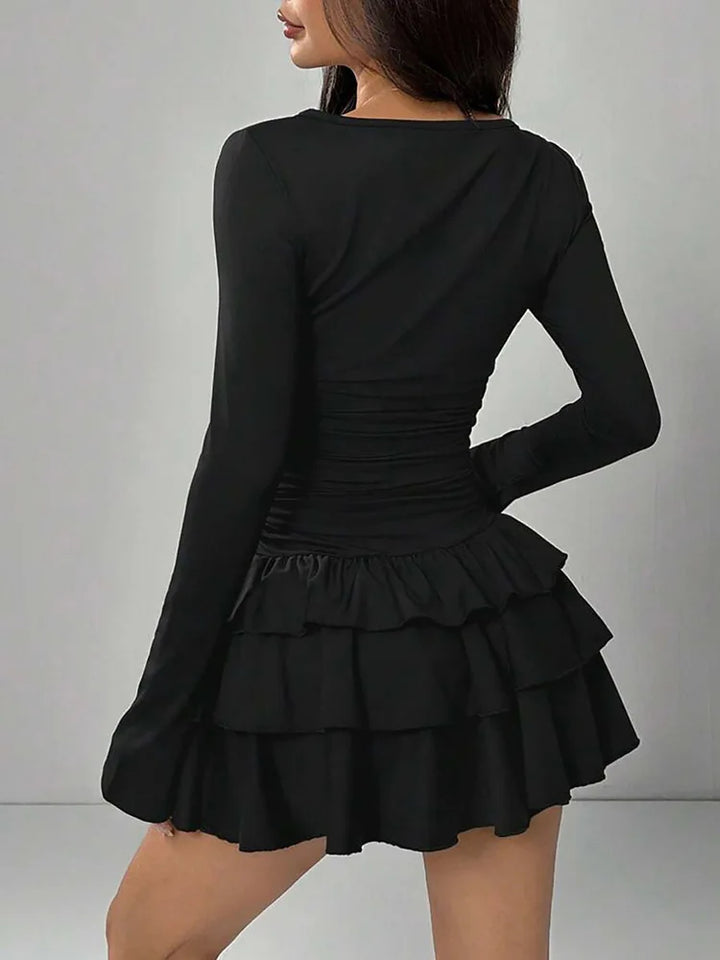 Adalyn Ruched Waist Mini Dress