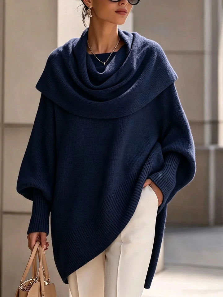 Zuzanna Scarf Collar Poncho