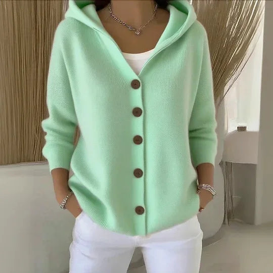Rosaline Hooded Knit Cardigan